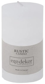 Candela bianca Ruggine, durata 38 h Rustic - Rustic candles by Ego dekor