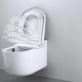 Vaso WC sospeso GROHE sensia shower toilet, sedile incluso P 61 x L 38.7 x H 40.3 cm bianco
