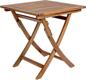 Tavolino da giardino in acacia massiccia 70x70 cm Noemi – Bizzotto