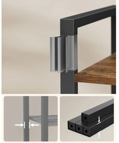 Libreria NAVARO marrone/nera