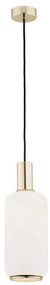 Argon 4356 - Lampadario a sospensione con filo SAGUNTO 1xE27/15W/230V diametro 14 cm ottone