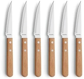 Set Pizza Amefa - Pizza Coltello Bistecca 6pz