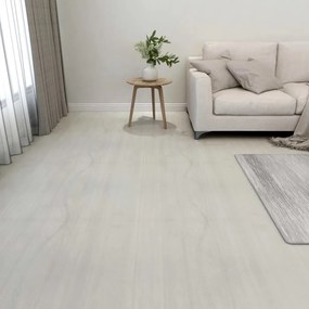 Listoni Per Pavimenti Autoadesivi 55 Pz İn Pvc 5,11 M² Crema /