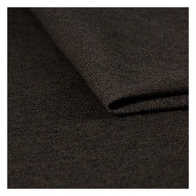 Chaise longue marrone scuro con rivestimento in velluto a coste Lord – Ropez