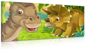 Quadro su tela – Dinosauri allegri