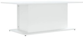 Tavolino da Salotto Bianco 102x55,5x40 cm in Truciolato