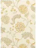 Sanderson Tapete Palampore - Silver/ Gold