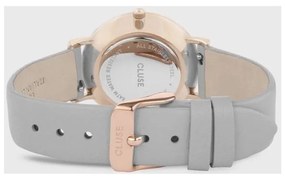 Orologio da donna con cinturino in pelle grigia Le Couronnement - Cluse