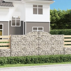Cesti Gabbioni Ad Arco 17 Pz 300x30x140/160 Cm Ferro Zincato /