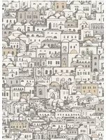 Tapete Mediterranea von Cole and Son - Parchment and Gilver