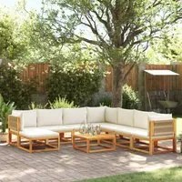 Set Divano Giardino 9 pz con Cuscini Legno Massello di Acacia 3278861