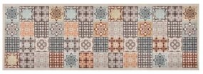 Tappetino da Cucina Lavabile Mosaico a Colori 60x300 cm