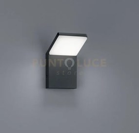Pearl applique led alluminio ip54 grigio antracite cm.16x10 led 8w ...