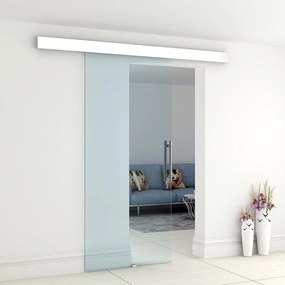 Porta Scorrevole Vetrata 210x75 cm Trasparente...
