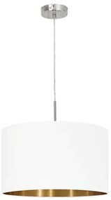 Eglo 78695 - Lampadario a cavo PASTERI 1xE27/60W/230V bianco