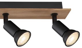 Globo 57998-4W - Faretto DREW 4xGU10/35W/230V legno/metallo