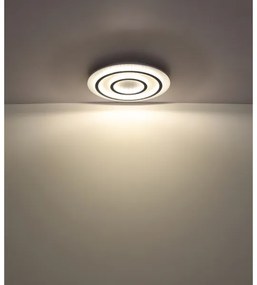 Globo 48042-60W - JAYDEN Lampada da soffitto LED dimmerabile 60W/230V, Ø55 cm, Bianca + Telecomando