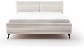 Letto matrimoniale imbottito beige rete non inclusa 160x200 cm Matera – Meise Möbel