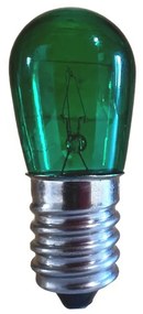 Lampadina per lampada di selenite E14 ST26 15W Verde LedLedITALIA