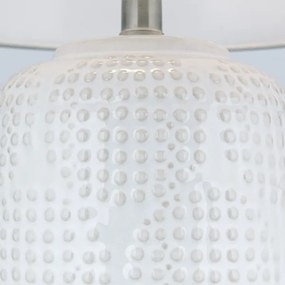Orion LA 4-1227 - Lampada da tavolo CORAL 1xE27/40W/230V ceramiche/bianco