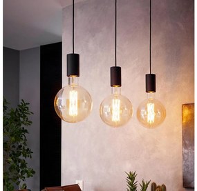 Eglo 98662 - Lampadario a sospensione con filo POZUETA 3xE27/40W/230V