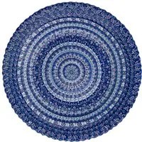 Centrotavola da Cucina 40xh4 cm in Ceramica Blu