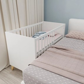 Lettino bianco 60x120 cm Léon – Roba