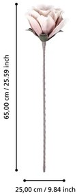 Eglo 428128 - Fiore artificiale MOLAVE 65 cm rosa