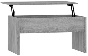 Tavolino salotto grigio sonoma 80x50,5x41,5cm legno multistrato