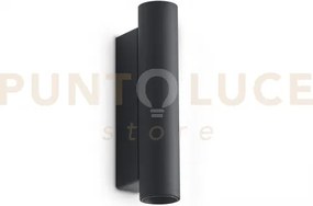 Look led round applique d.3cm 9w on-off 900 lm 3000 k nero 15cm