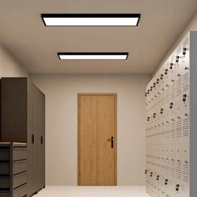 Pannello LED da superficie LED/60W/230V 30x120 cm nero