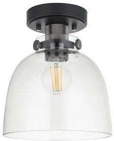 Endon 99106 - Plafoniera URBAN 1xE27/10W/230V nero/limpido