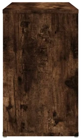 Mobiletto laterale rovere fumo 60x30x50 cm in legno multistrato