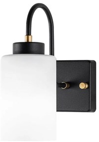 Lampada da parete bianca e nera ø 10 cm Duzsuz - Opviq lights