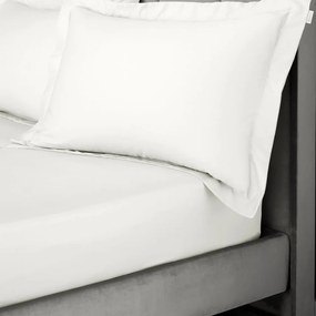 Lenzuolo con angoli avorio in raso di cotone 90x190 cm Cotton Sateen – Bianca