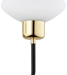 Argon 6166 - Lampadario a barra RAVELLO 3xE14/15W/230V nero/oro