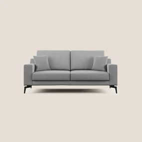 Prestige divano moderno in microfibra smacchiabile T11 grigio 186 cm