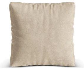 Cuscino per divano componibile beige con rivestimento in velluto Martina – Micadoni