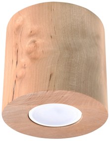 Plafoniera ORBIS Natural Wood da soffitto