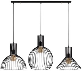 Lampadario su filo FELLINI 3xE27/100W/230V