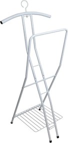 Indossatore Servomuto in Metallo con Stelo 47x42x113 cm Fadi Bianco...