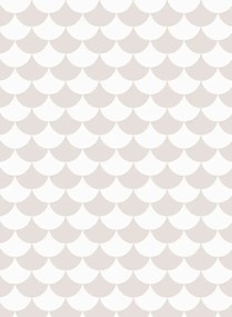 Littlephant Tapete Waves - Dusty Pink
