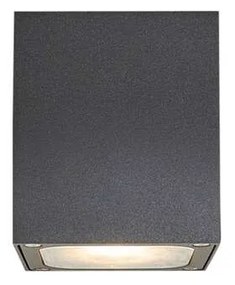 Lucande - Tanea LED Plafoniera da Esterno 10x10 Grigio Scuro Lucande