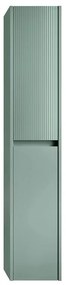 Colonna per mobile bagno Niwa 2 ante P 27 x L 30 x H 160 cm laccato opaco verde timo cannettato