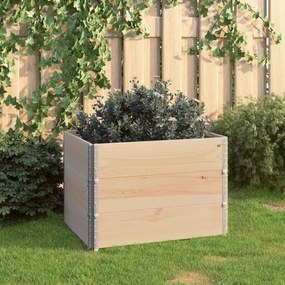 Fioriere Rialzate 3 Pz 60x80 Cm İn Legno Massello Di Pino /
