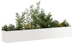 Fioriera 280x40x40 Cm İn Acciaio Inox /