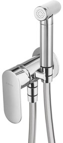 Deante BGA_034M - Miscelatore per bidet con doccetta per installazione ad incasso ALPINIA cromato