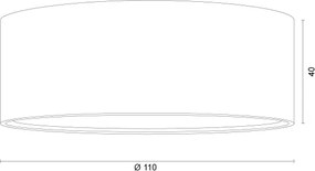 Argon 8904 - Plafoniera ELORA 1xGX53/7W/230V Ø 11 cm viola
