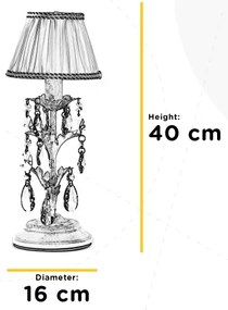 ONLI - Lampada da tavolo KAREN 1xE14/6W/230V oro