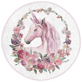 Tappeto rosa per bambini ø 100 cm Comfort - Mila Home